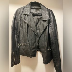 Ana moto faux leather jacket